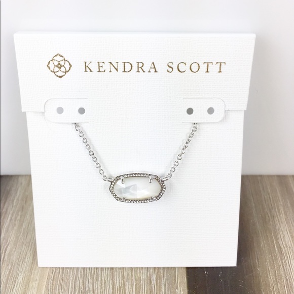 Kendra Scott Jewelry Kendra Scott Elisa Ivory Pearl Silver Necklace